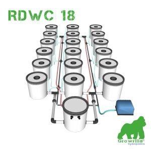 Alternative view of Hydroponic Systems RDWC 18