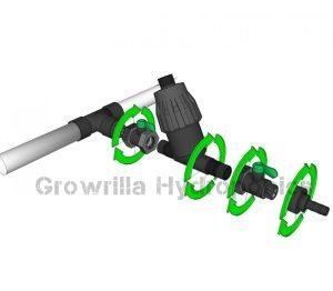 Alternative view of In-Line-Filter mit Ventil für Growrilla RDWC-Systeme