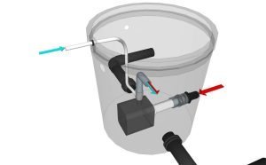 Alternative view of POMPA ACQUA IMMERSIONE HAILEA HX2500 PORTATA 650L/H