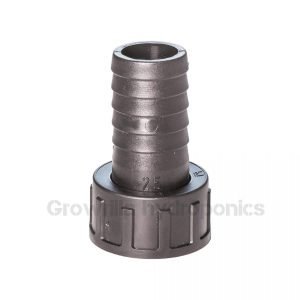 BARBED HOSE FITTING WHIT FEMALE SWIVEL THREAD 25 X 1"