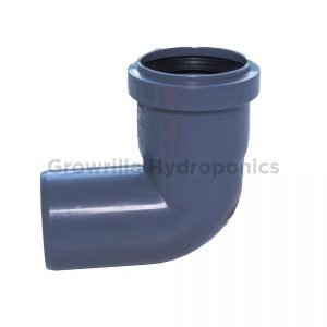 RACCORDO A GOMITO 87° IN PP AD INNESTO Ø 50MM GRIGIO