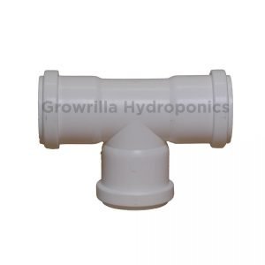 RACCORDO DI DERIVAZIONE 90° IN PP AD INNESTO Ø 50MM CON TRIPLO BICCHIERE BIANCO