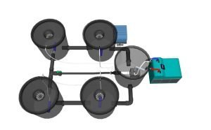 Alternative view of TECOPONIC HY150 REFRIGERATORE / CHILLER PER ACQUA PER CISTERNE FINO A 150 LITRI