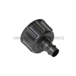 BARBED HOSE CONNECTOR  WHIT  FEMALE THREADED 12 X 1/2"
