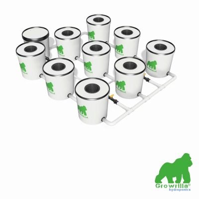 SISTEMA IDROPONICO RDWC 9 VASI