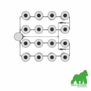 SISTEMA IDROPONICO 16 VASI