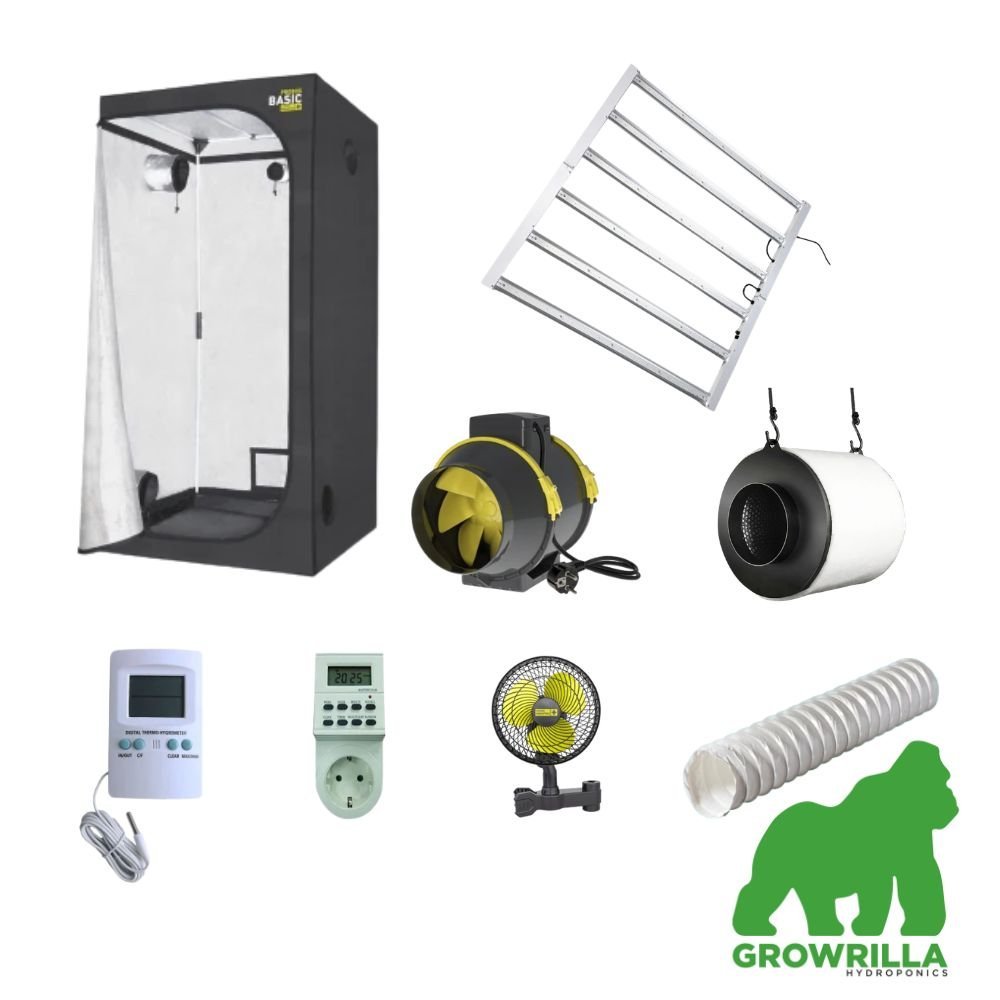 COMPLETE GROW BOX 120x120x200 INDOOR GROW KIT WITH GROW LED Titan 720 W Pro