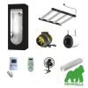 COMPLETE GROW BOX 60x60x160 INDOOR GROW KIT WITH S LINE ECO HL BAR LIGHT (2.7 µmol/J) 150W 38*38 cm