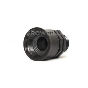 Alternative view of RACCORDO ADATTATORE FILETTATO MASCHIO - FEMMINA 1/2" X 3/4" CON GHIERA A FOLLE