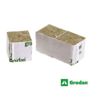 GRODAN -ROCKWOOL BLOCKS FOR SEEDLING AND PROPAGATION 4x4x4h cm