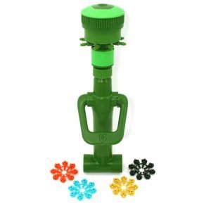 FLORAFLEX : COLLETTORE PREASSEMBLATO CON VALVOLA AD 8 USCITE A FLUSSO VARIABILE ( RACCORDO 32MM A T)