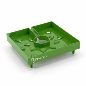 FLORAFLEX : FLORACAP 6” , VASSOIO DI IRRIGAZIONE DA 15,2 CM PER COLTIVAZIONE IN VASO CON COCCO O CUBI DI LANA DI ROCCIA