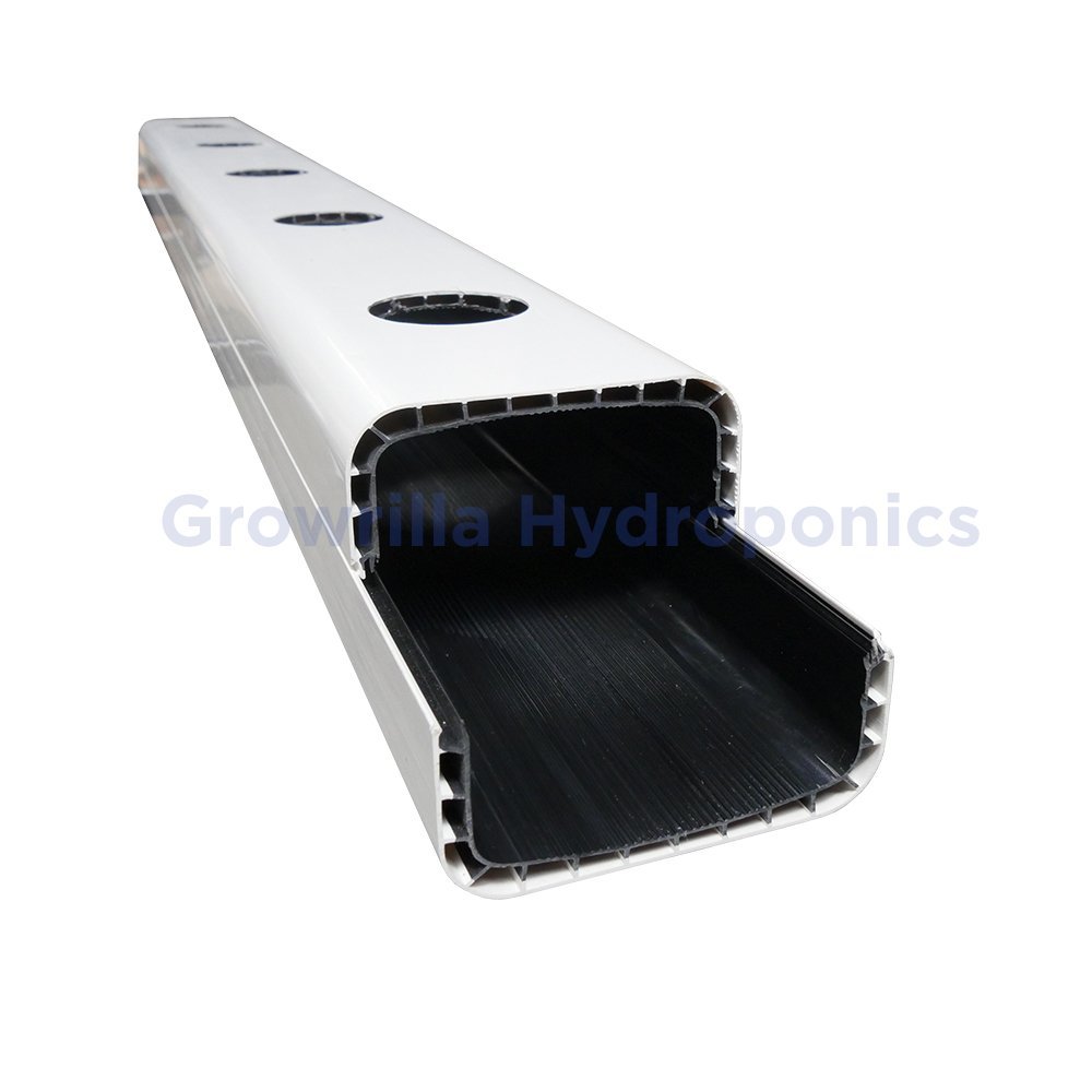 CANALINA PER IDROPONICA NFT 100X80MM LUNGHEZZA 1,85 METRI