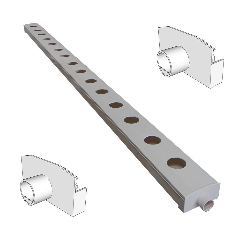 Hydroponisches Ortho NFT Modul 100×50 – Bild 2