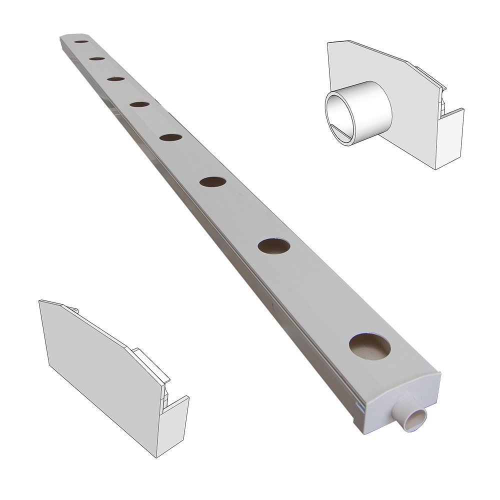Hydroponisches Ortho NFT Modul 100×50 – Bild 4