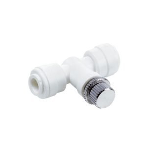 Regolatore di flusso con innesto rapido per tubo da 1/4"