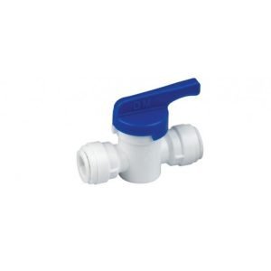 Valvola dritta a innesto rapido per tubi da 1/4"