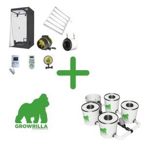 SET GROWRILLA RDWC4 PRO + GROWBOX 120x120x200 - 720W