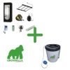 SET GROWRILLA SINGLE POT  OXY RING + GROWBOX 60x60x160 - 150W