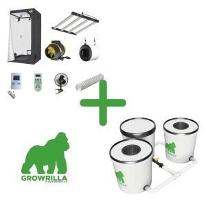 SET GROWRILLA RDWC2 + GROWBOX 80x80x180 - 250W