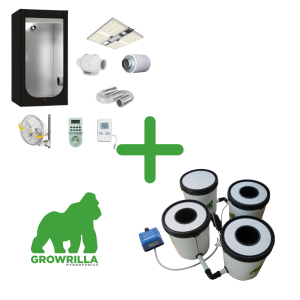 SET GROWRILLA RDWC3 2.0 + GROWBOX 100x100x200 - 240W