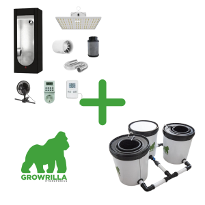 SET GROWRILLA RDWC2 OXY RING + GROWBOX 80x80x180 - 240W