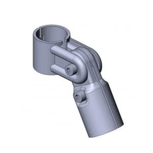 Giunto ad Angolo Regolabile 90°-180° per Tubo Ø28 mm