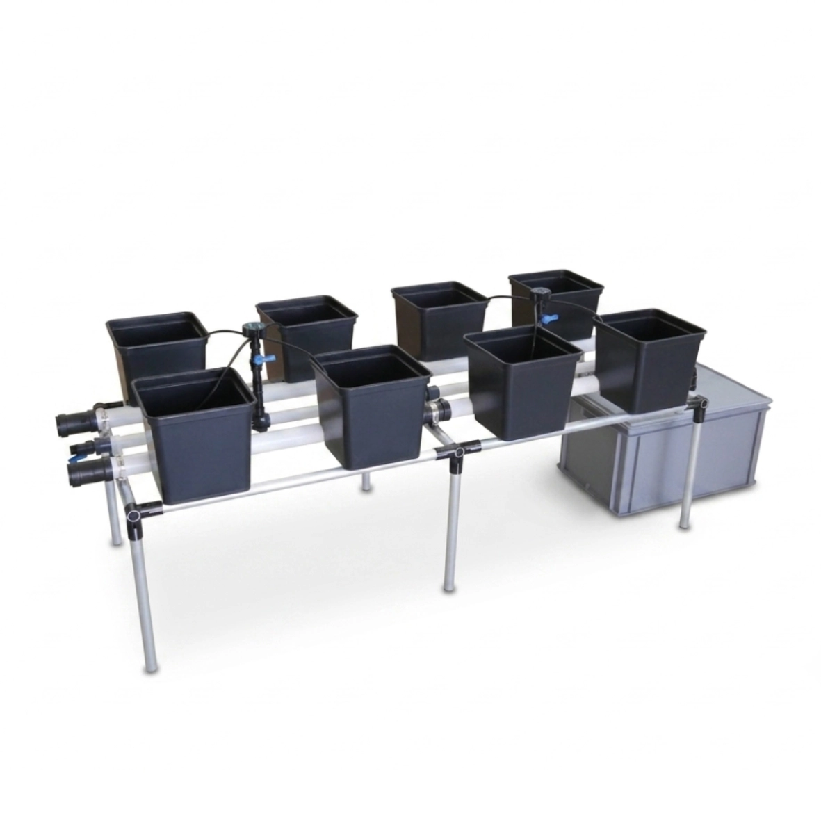 Sistema Idroponico Dutch Bucket 8 Vasi - immagine 2